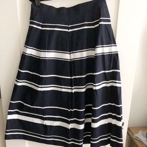Ann Taylor blue stripe skirt!